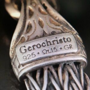 Gerochristo 925 Sterling Silver Rope Bracelet